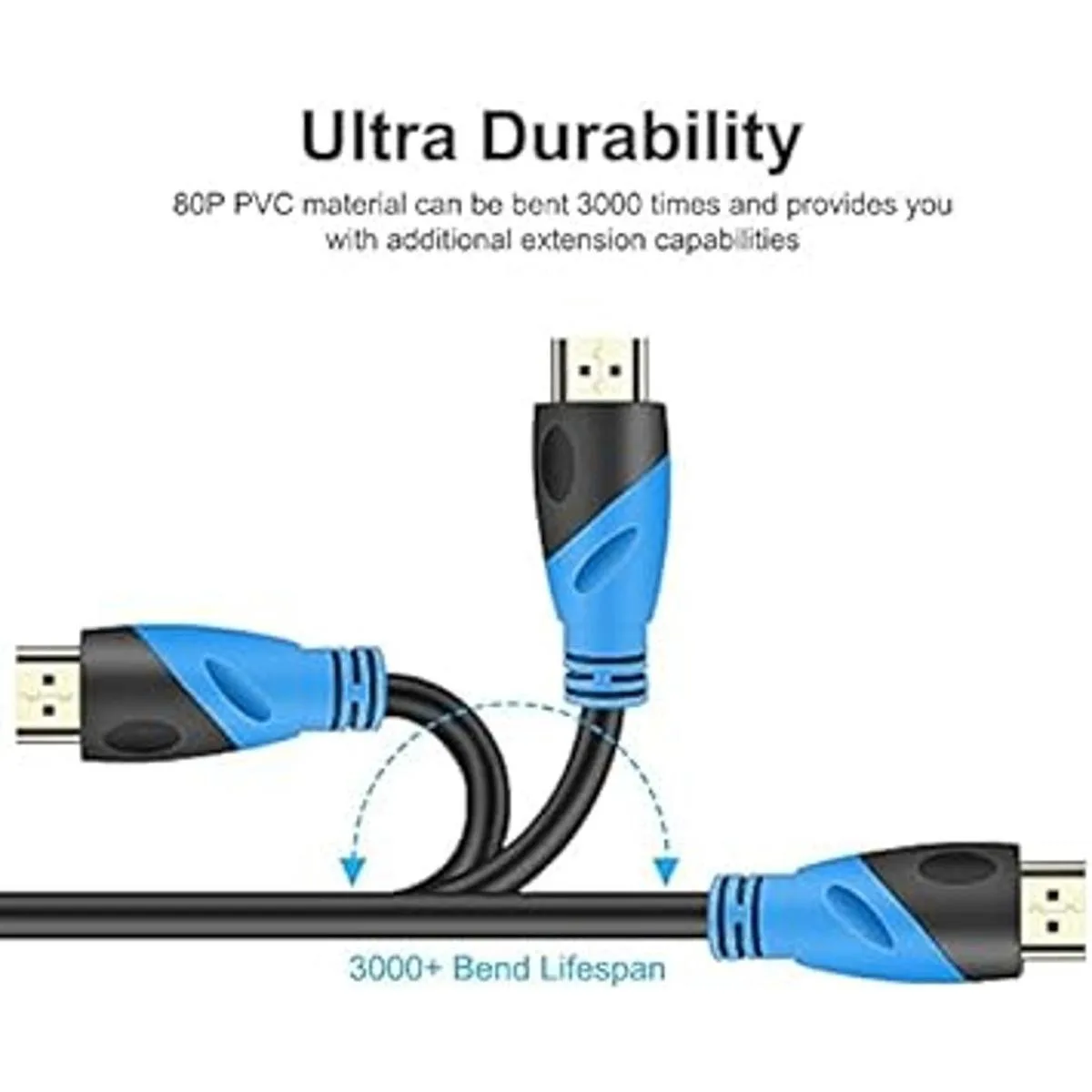 Cable HDMI 4K de 65 pies Rommisie HDMI 2.0 18 Gbps_5