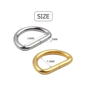 BronaGrand 120 hebillas de anillo en D de metal de 12_6
