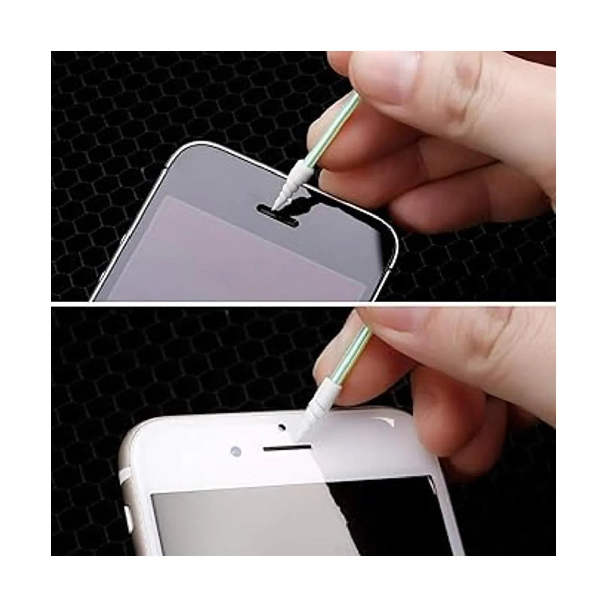 200 palos de limpieza de espuma hisopos de limpieza de_3