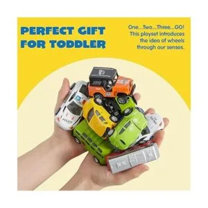 JOYIN 20 piezas de autos de juguete de metal fundido a_6