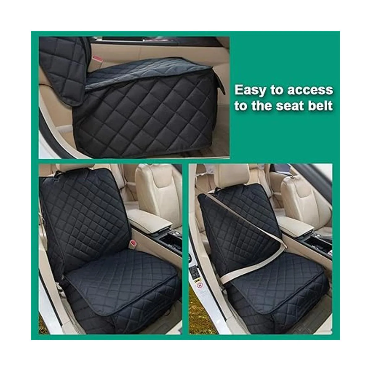 HAPYFOST Funda impermeable para asiento delantero de
