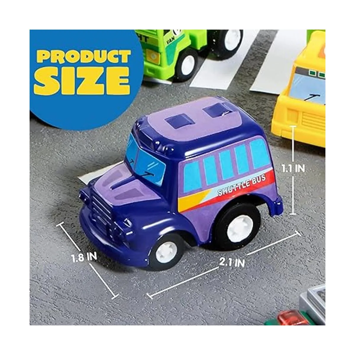 JOYIN Conjunto de 25 vehículos de juguete autos_6