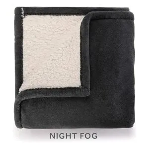 Sunbeam Royal Luxe Sherpa Night Fog Heated Blanket King_3