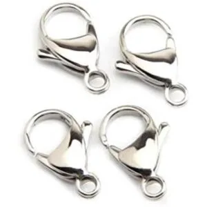 DNHCLL 100 Pieces 7x12mm Stainless Steel Curved Lobster_3