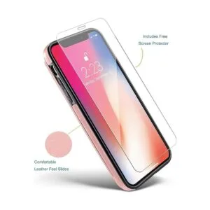 JOYAKI Funda tipo cartera para iPhone XXS funda para_5