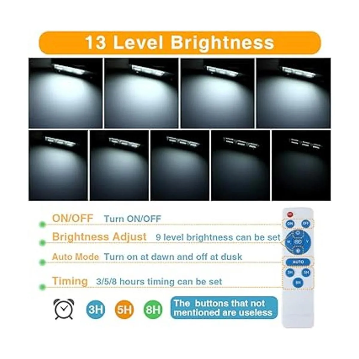 Luces de calle solares LED de 400 W para exteriores luz