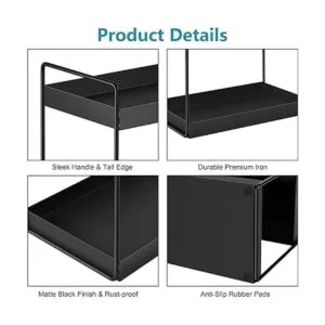 Organizador de 3 niveles para encimeras de baño bandeja