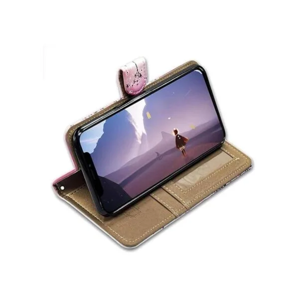 Bcov Funda tipo cartera para Galaxy A10e funda de piel_5