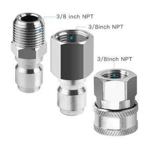 EXCELFU NPT 38 Inch Stainless Steel Male and Female Quick_3
