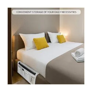 Symplifv Organizador de mesita de noche organizador de