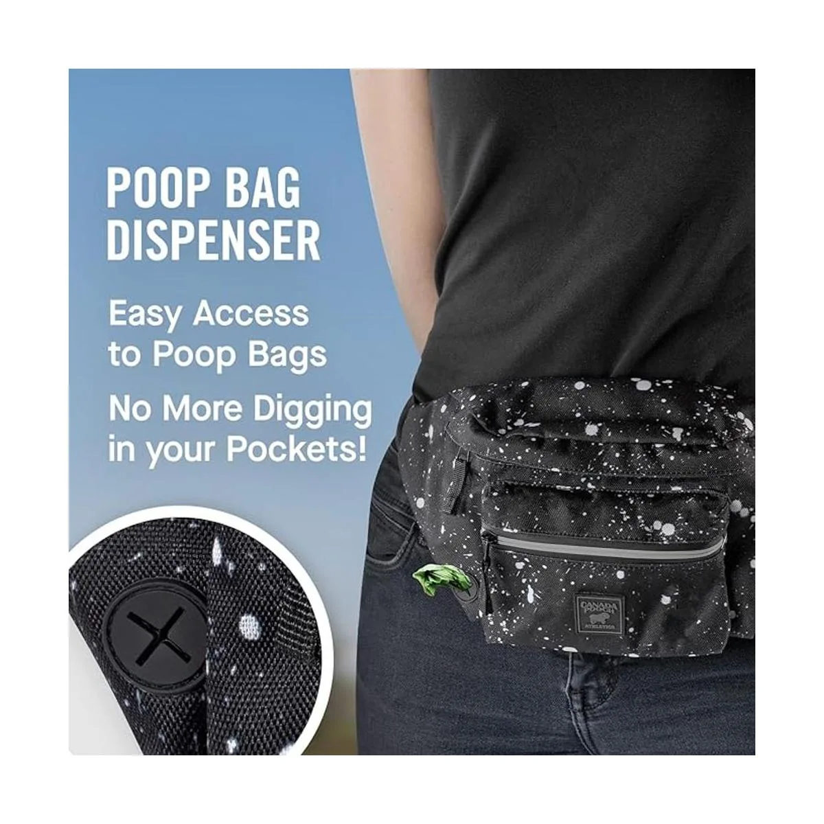 Canada Pooch The Everything Riñonera con bolsa de_5