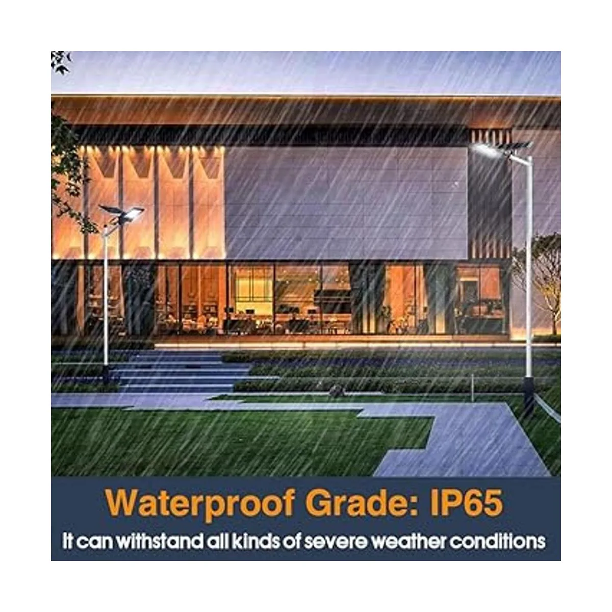 Luces de calle solares LED de 400 W para exteriores luz