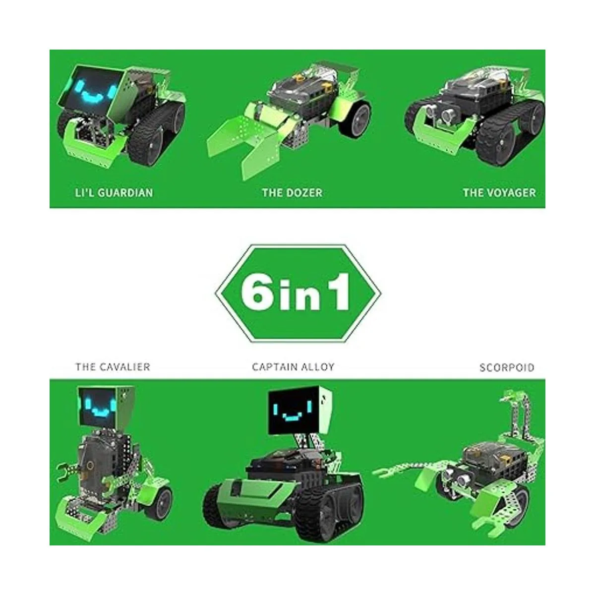 Robobloq Qoopers 6 in 1 Programming Robot Building Kit_2