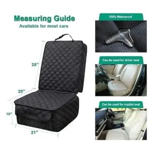 HAPYFOST Funda impermeable para asiento delantero de