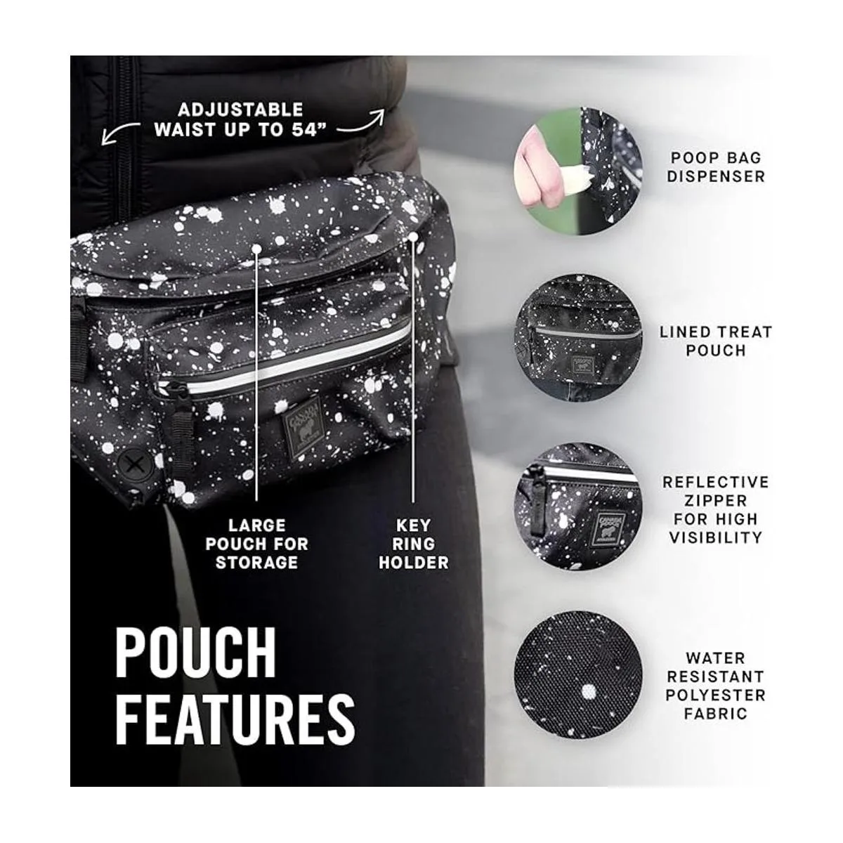 Canada Pooch The Everything Riñonera con bolsa de_3