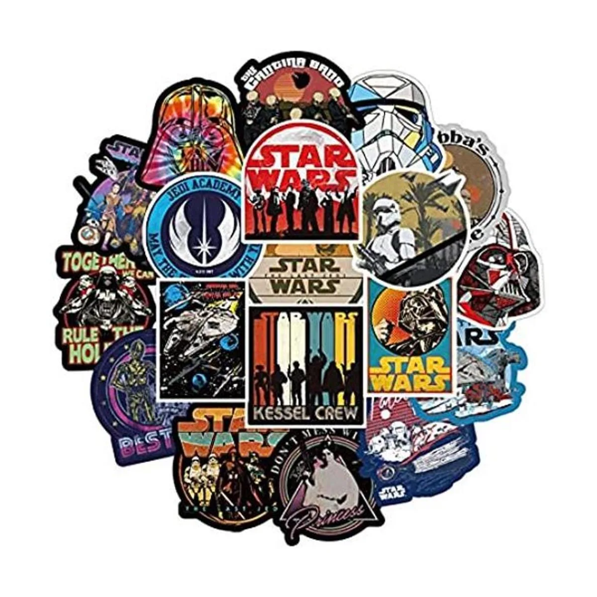 Claasic Calcomanías de vinilo impermeables para niñas_1