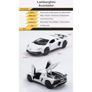 Lamborghini Aventador Vehículos de juguete con retroceso_3