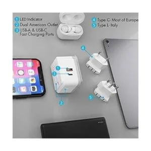 Italia Chile Roma juego de viaje de adaptador de_3