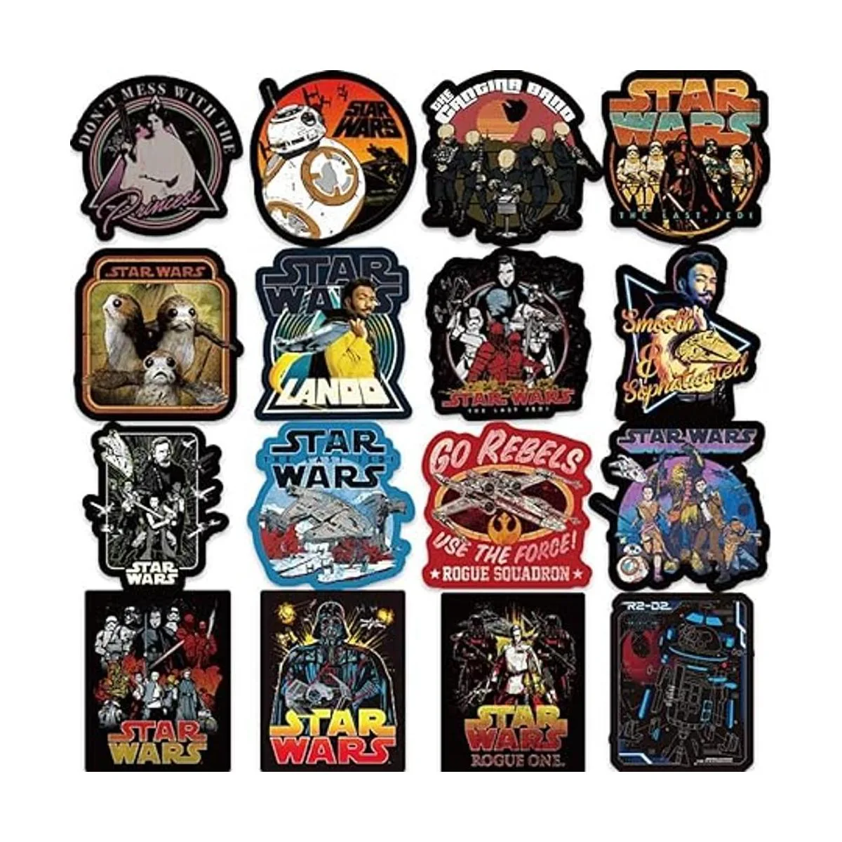 Claasic Calcomanías de vinilo impermeables para niñas_3