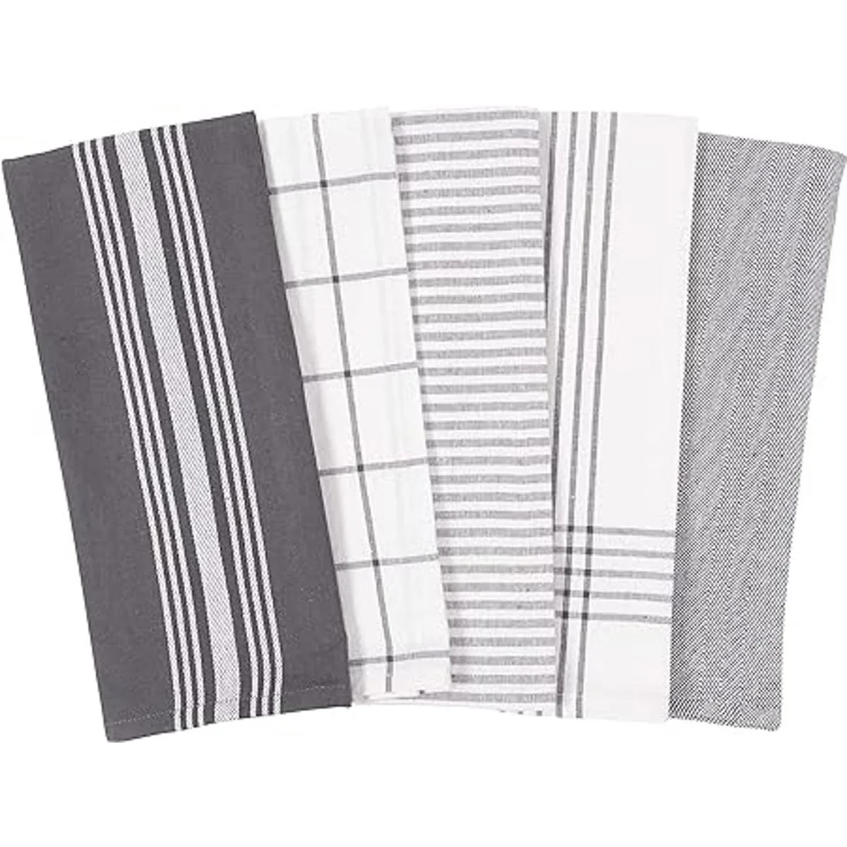 KAF Home Soho Kitchen Dish Towel Set of 10 18 x 28 Inch