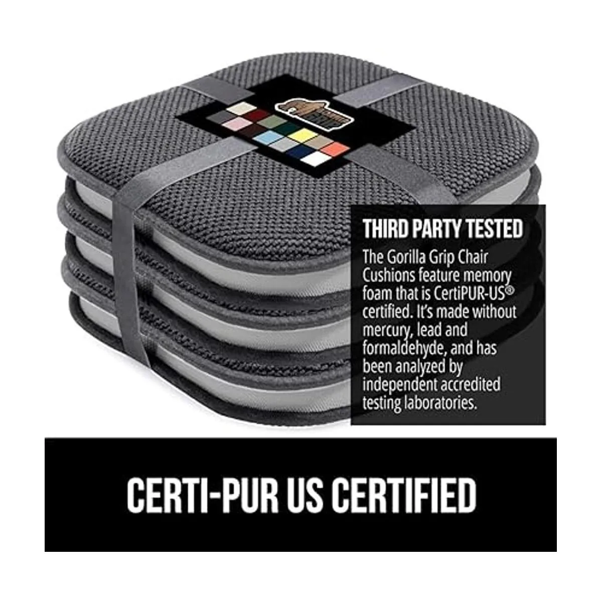 Gorilla Grip Cojines de espuma viscoelástica para sillas_6