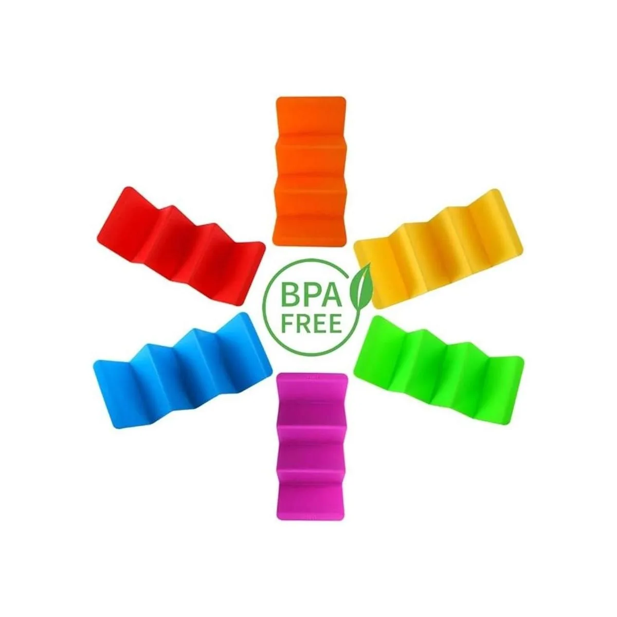 Soportes coloridos para sostener tacos Platos de bandeja_2