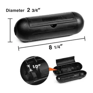 4 Pack Extension Cord Protective Cover Set Black_3