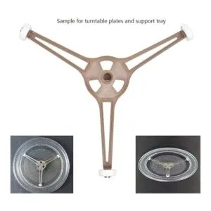 BlueCatELE Plato giratorio para microondas cristal 9.6