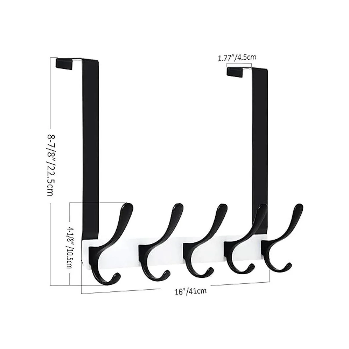 SKOLOO Gancho para colgar sobre la puerta 5 ganchos_2