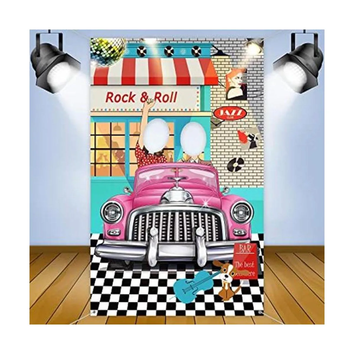 Decoraciones de los años 50 para fiestas temáticas de los