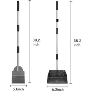Juego de cuchara para excrementos de perros bandeja y