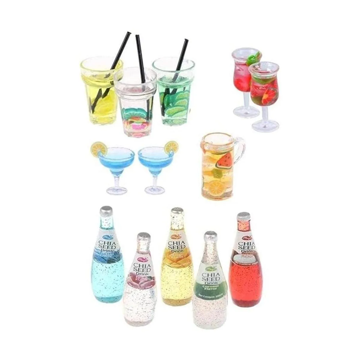 CoscosX 13 piezas 112 colorido vaso de cóctel bebida_1