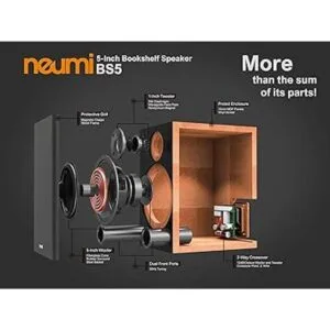 NEUMI BS5 Altavoces pasivos para estantería woofer de 5_3