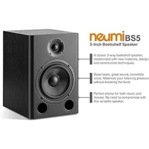NEUMI BS5 Altavoces pasivos para estantería woofer de 5_2