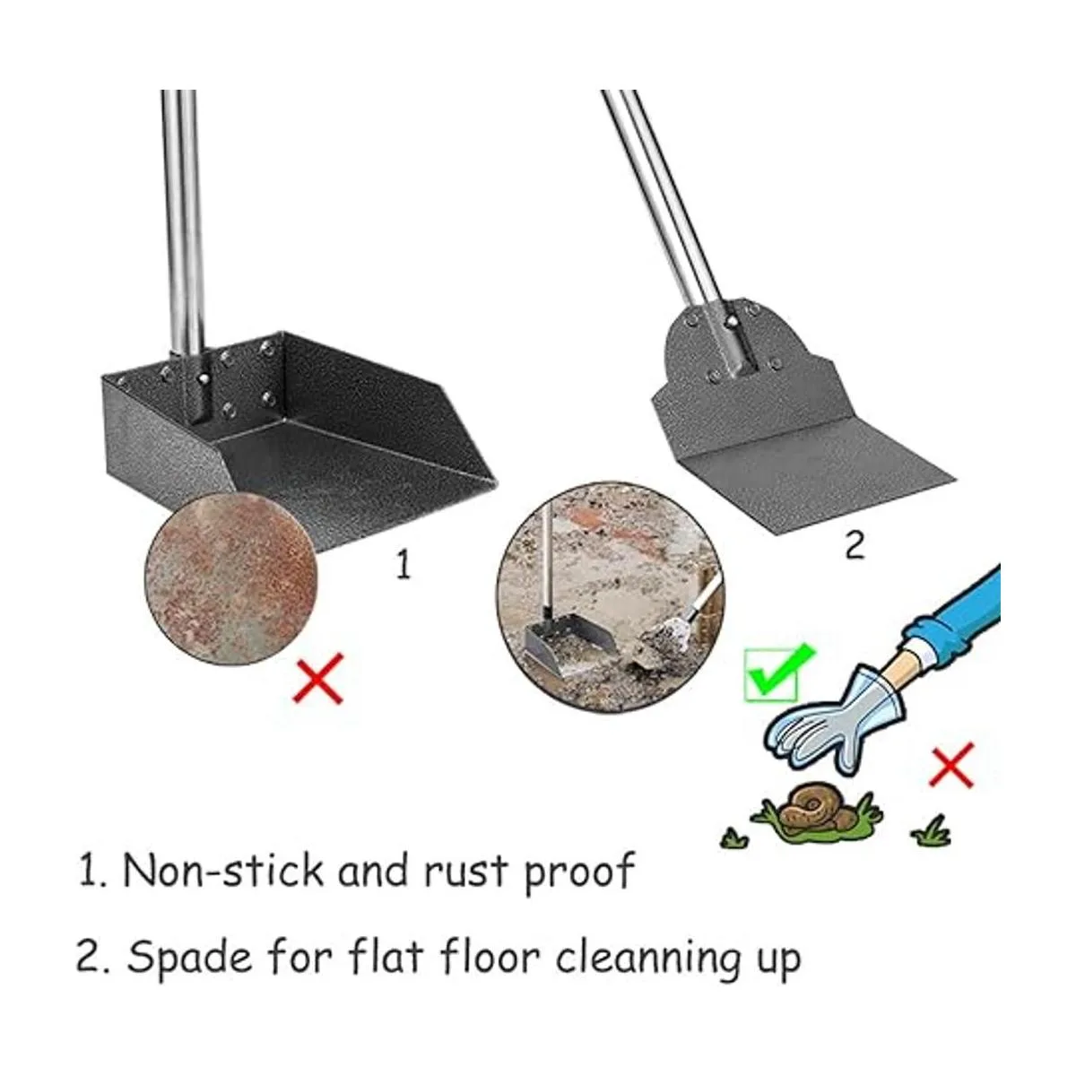 Juego de cuchara para excrementos de perros bandeja y