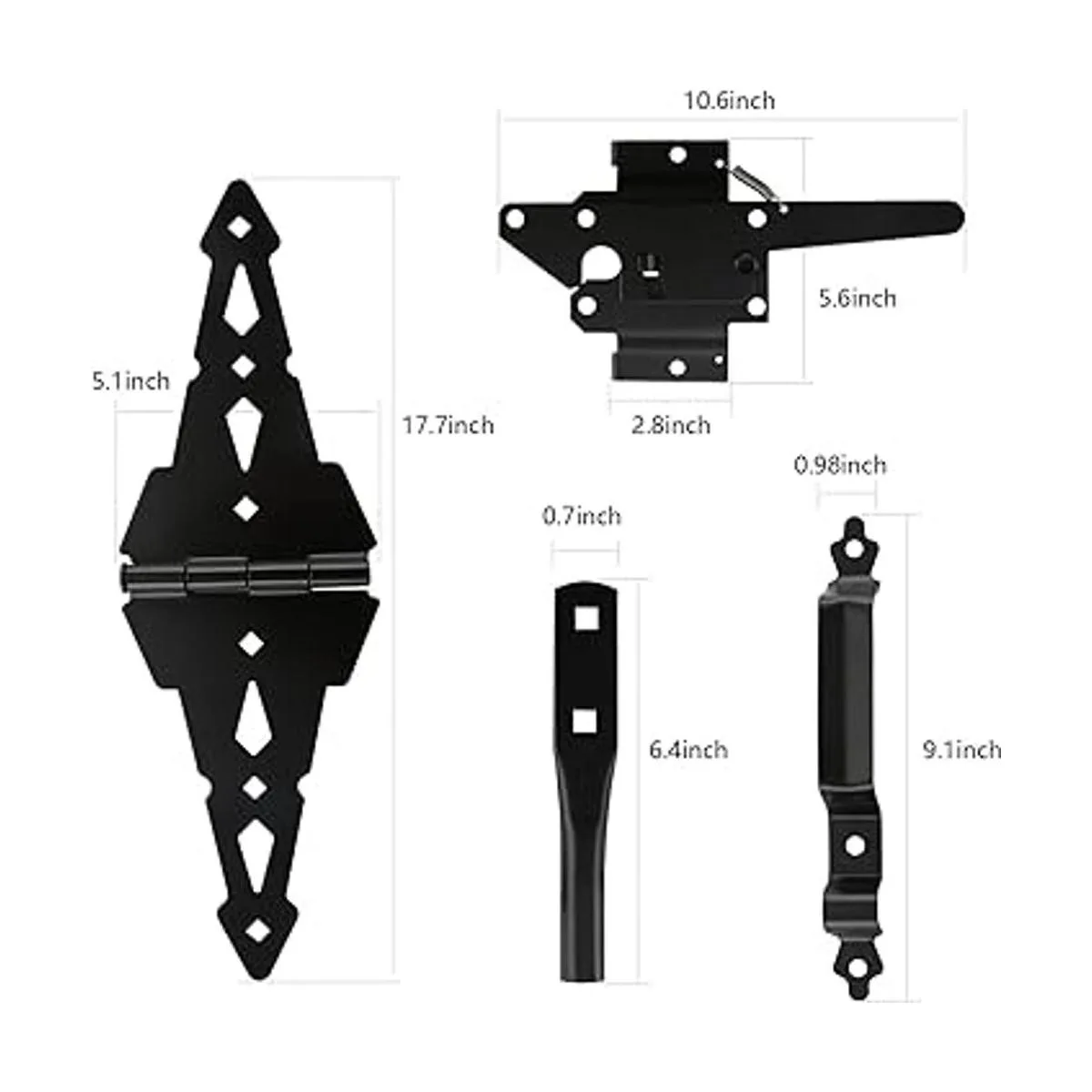 HOME MASTER HARDWARE Juego de herrajes para puerta de