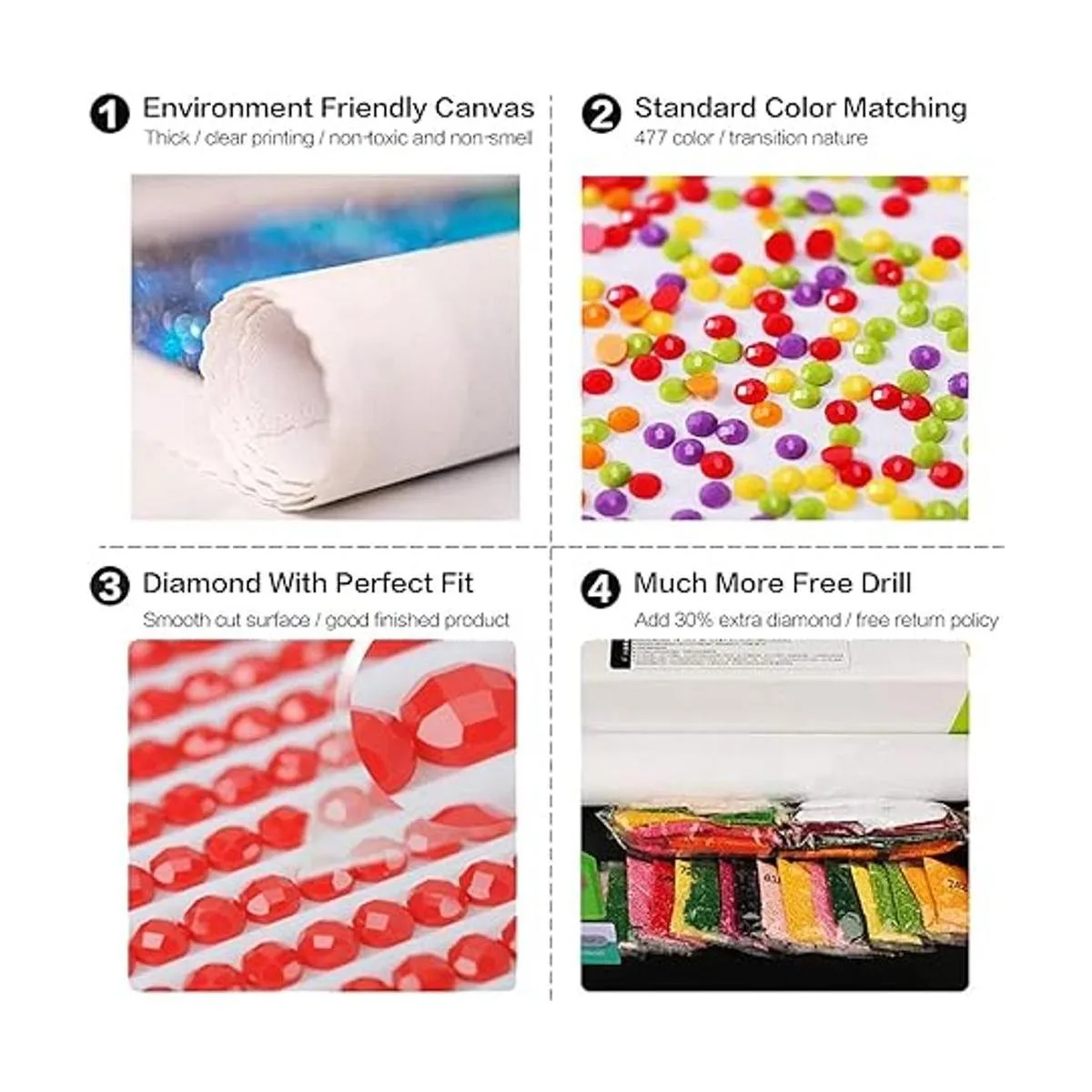 Kaliosy Kits de pintura de diamantes 5D plantas