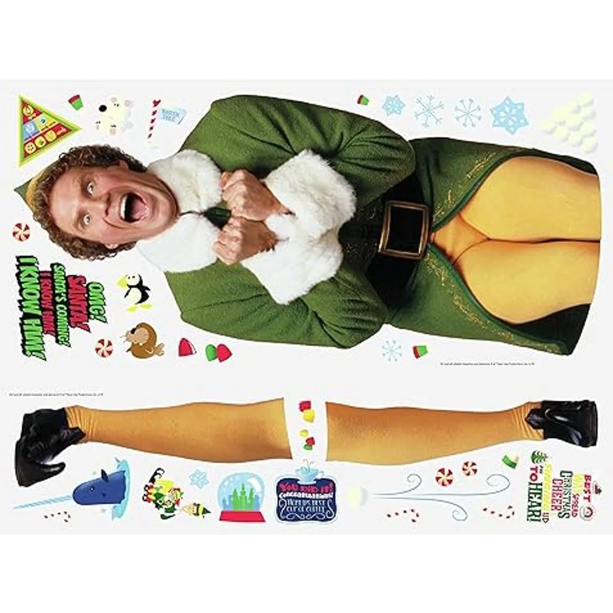 RoomMates RMK4339GM Buddy The Elf Calcomanías de pared_2