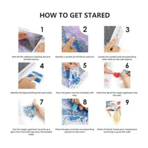 Kaliosy Kits de pintura de diamantes 5D plantas