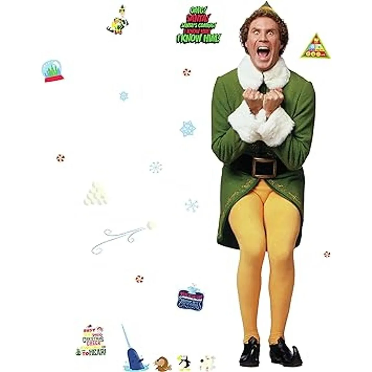 RoomMates RMK4339GM Buddy The Elf Calcomanías de pared_3