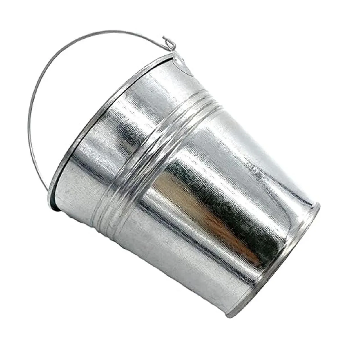 Goldenvalueable 12 Tinplate Metal Buckets for French Fries_3