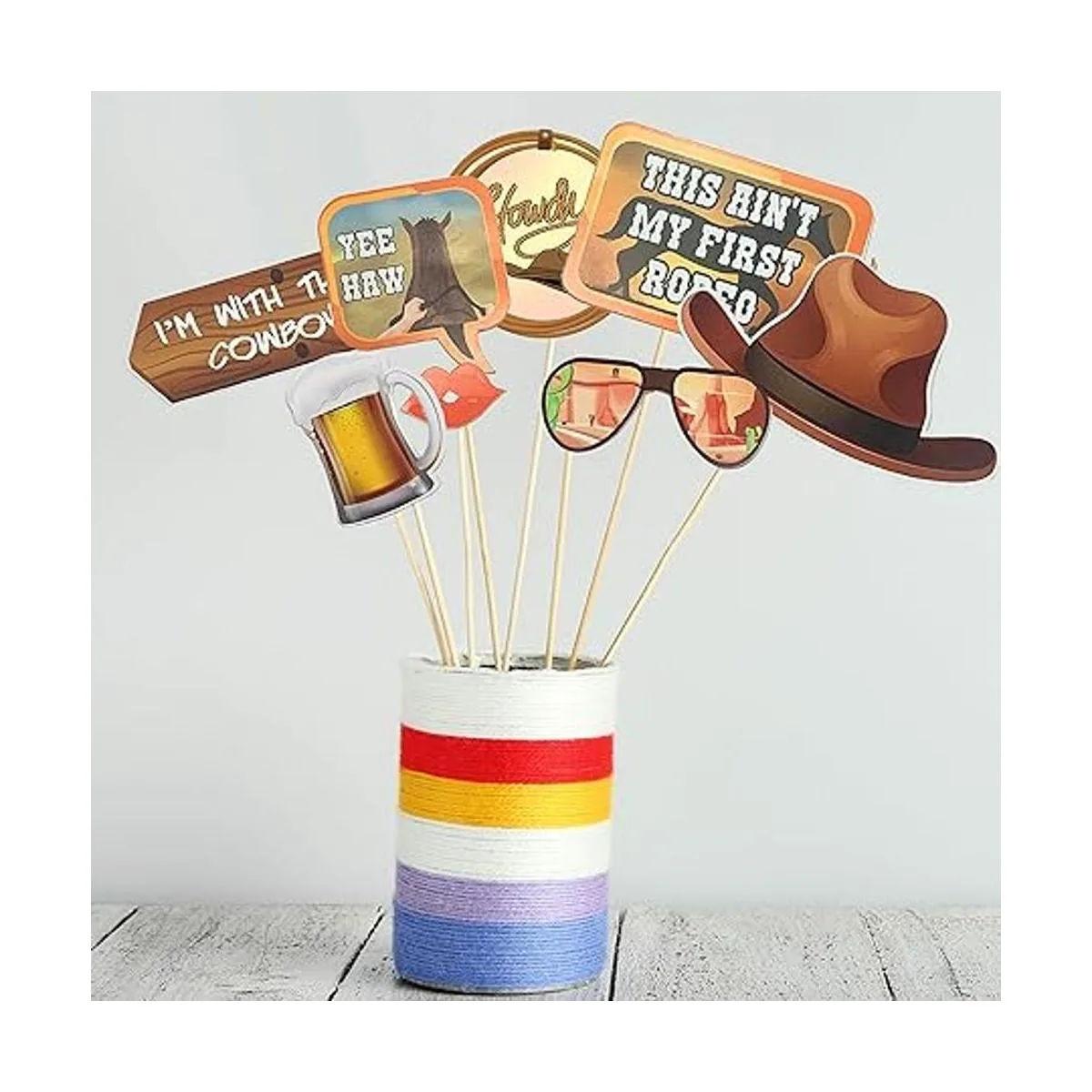 Set de accesorios para fotos Western Cowboy Ultimate Wild