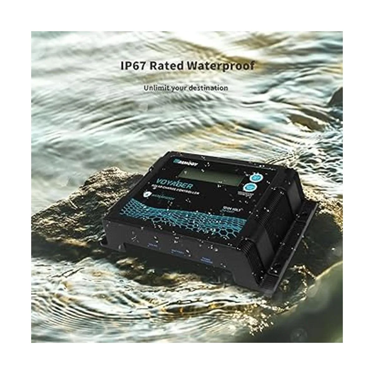 Renogy Voyager 20A Controlador de carga solar impermeable_2