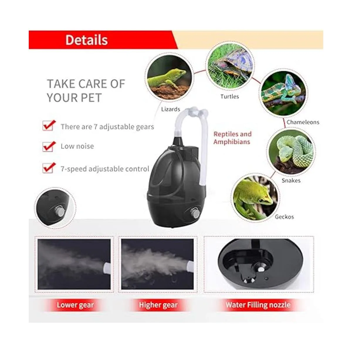 BETAZOOER Humidificadores de reptiles Mister Fogger con_6