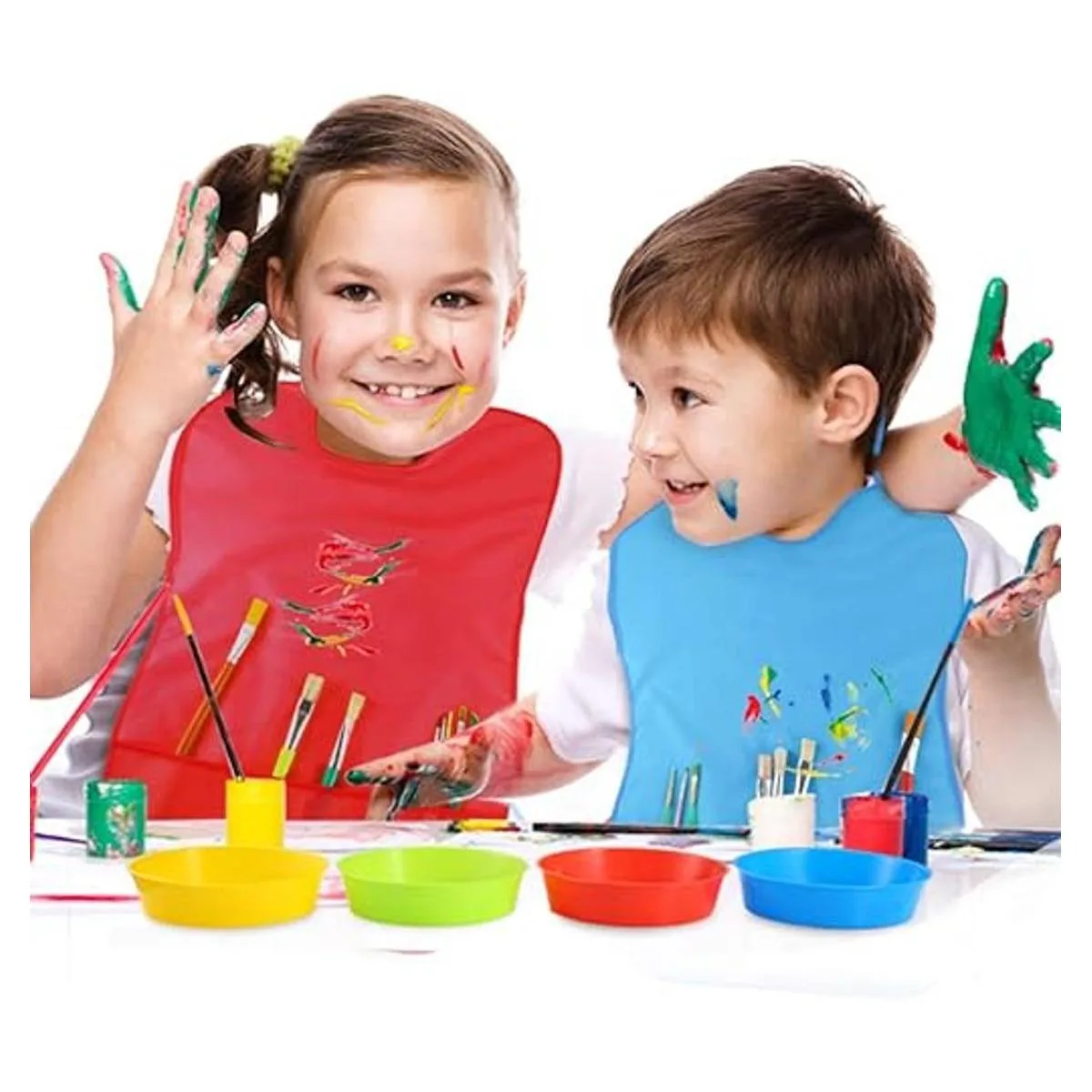 Caydo 3 piezas de delantal artístico de tamaño medio para