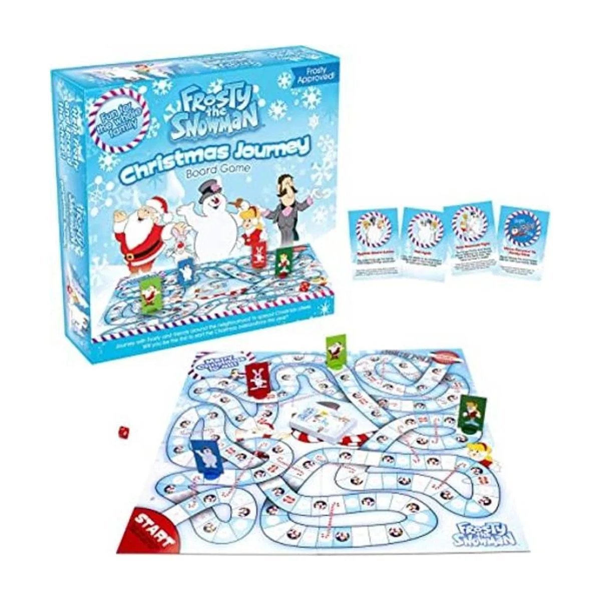 AQUARIUS Frosty The Snowman Board Game Fun Family_1