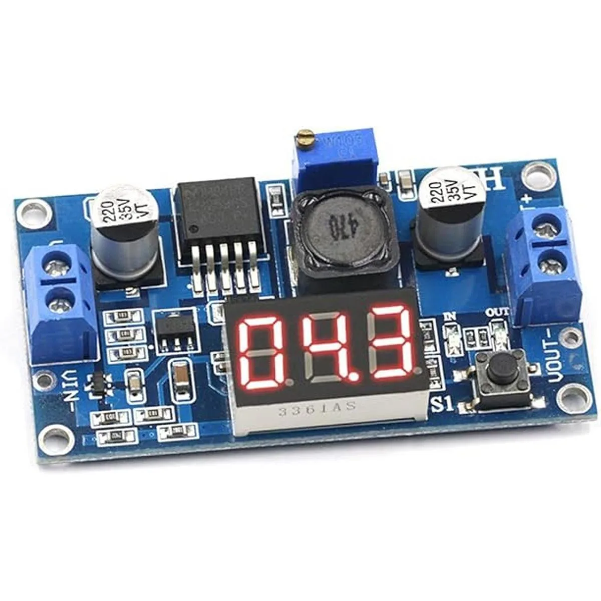 QEBIDUM 2 Pack LM2596 Buck Converter Switching Regulator_3