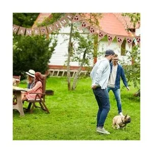 2 Pieces Football Game Time Banner Football Bunting Banner_6