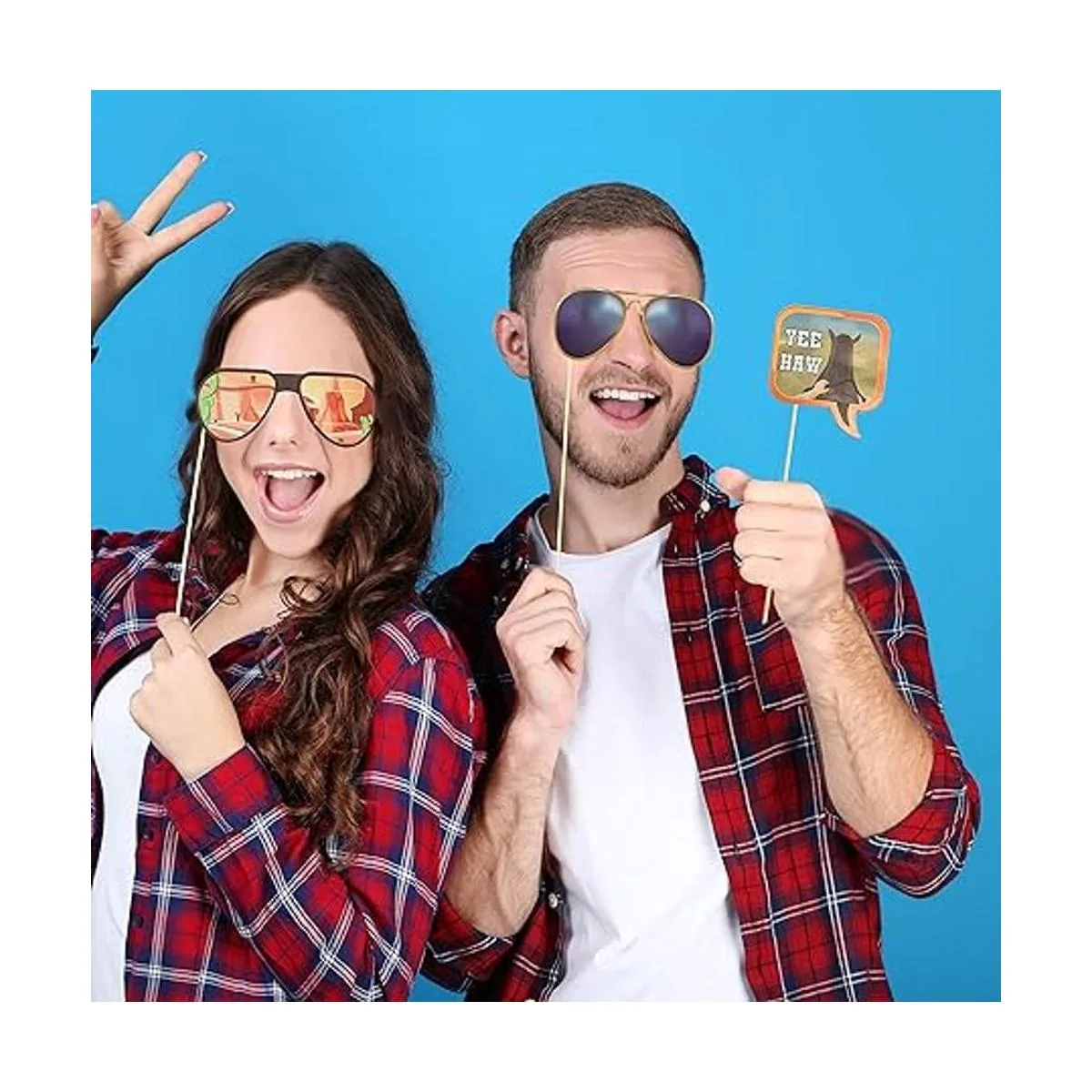 Set de accesorios para fotos Western Cowboy Ultimate Wild