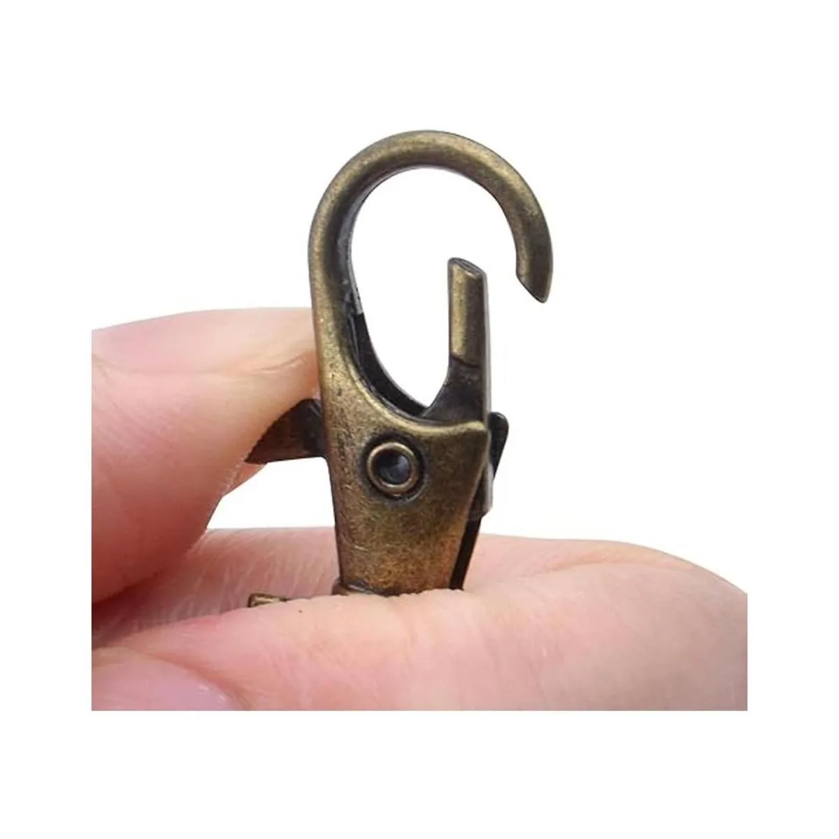 BronaGrand Llavero con cierre de mosquetón de bronce 30_4